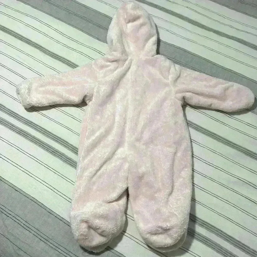 First Impressions lightweight snowsuit pink size 3-6m
